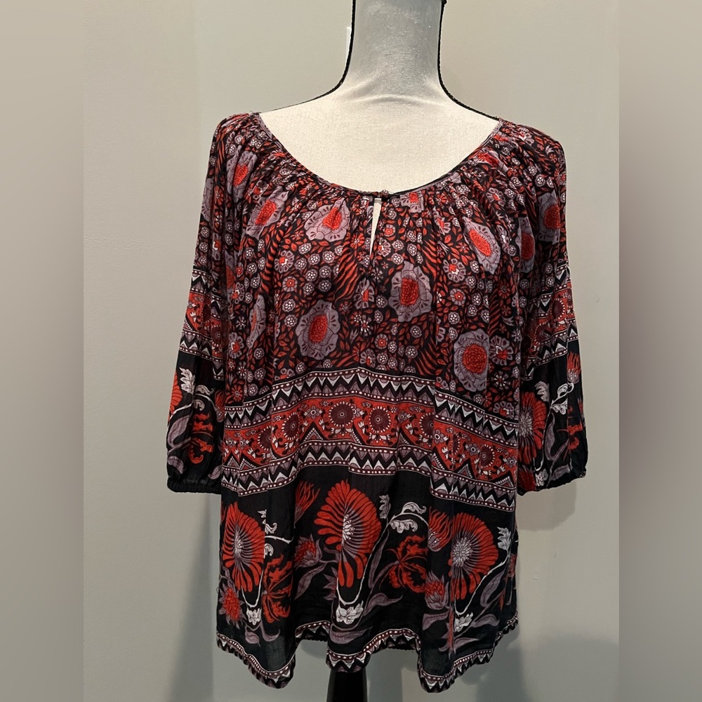Joie Floral Blouse Size Small